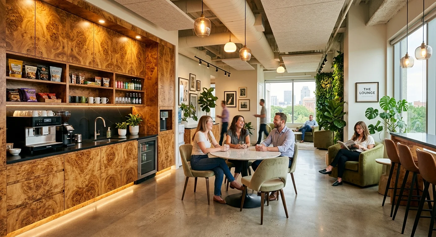 Olive Burl Breakroom