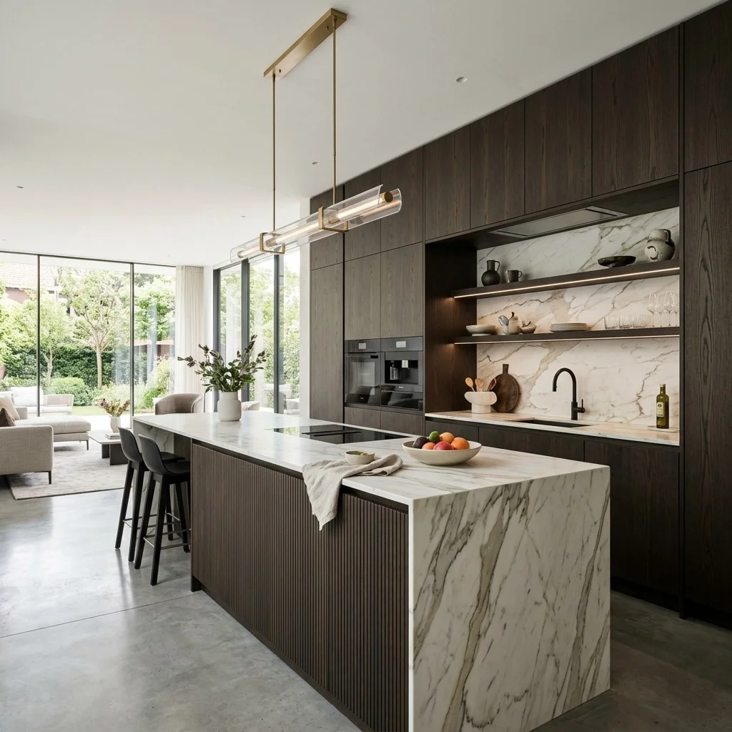 Luxury modern custom kitchen cabinetry